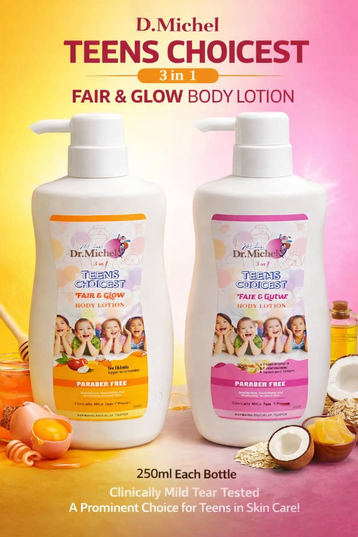AbaaAgro Teens Choicest Fair Glow Body Lotion - Premium skincare product showcase