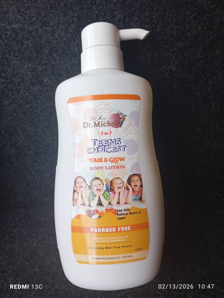 Teens Choicest Variant 1 - Egg Yolk, Natural Honey and Apple body lotion for fair and glow skin